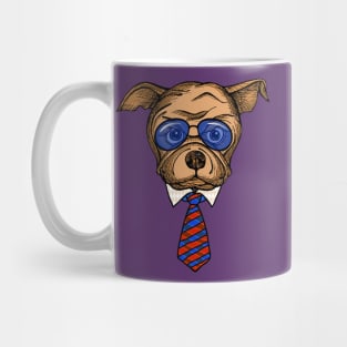 Dog in a suit Mug